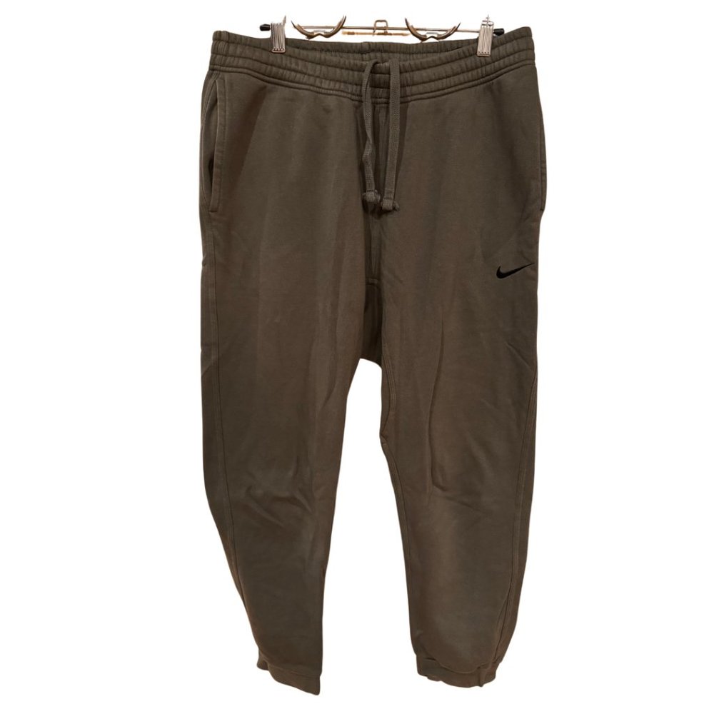 Nike Olive Sweatpants - Large